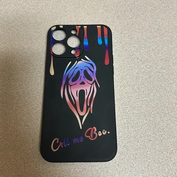 Ghost face IPhone 14 Pro Max phone cases set of 3 - Picture 3 of 5